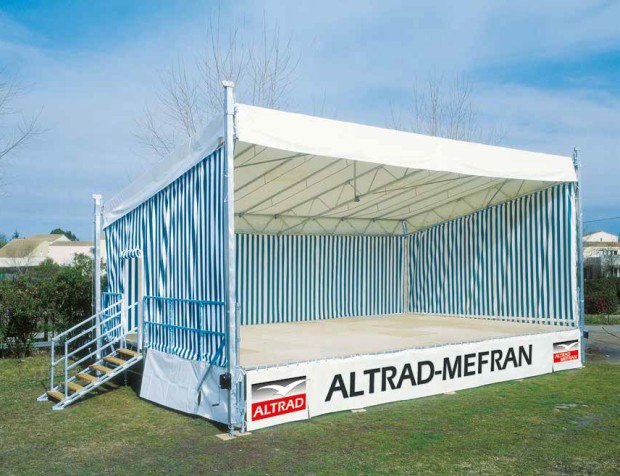 Podium baché