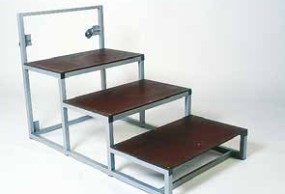 Tribune à roulettes