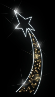 Etoile filante bicolore