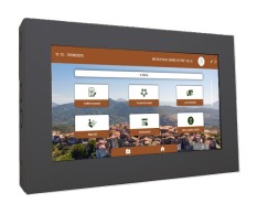 Ecran tactile 43" extérieur