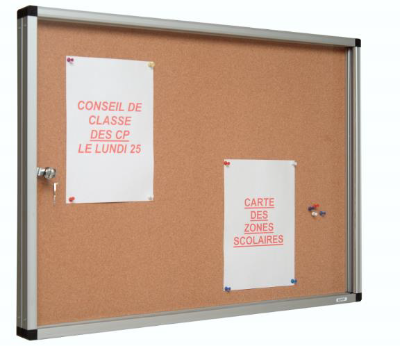 Vitrine portes ouvrantes