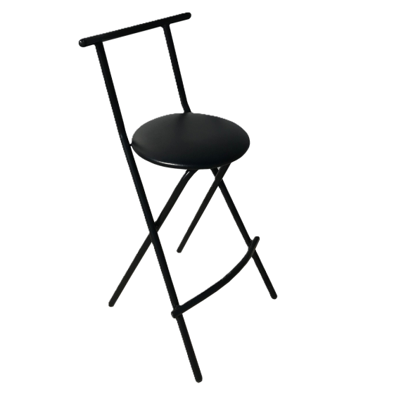 Tabouret pliant rond