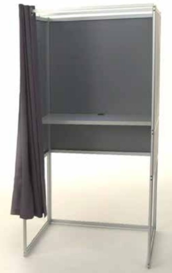 Isoloir aluminium pliable
