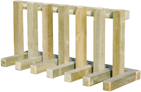 Range vélos en bois