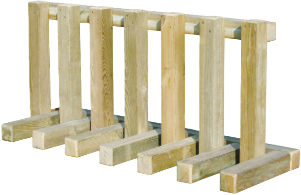 Range vélos en bois