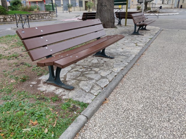 Banc Odéon recyclé
