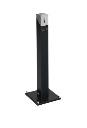 Cendrier colonne sur pied