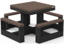 Table pique nique carrée