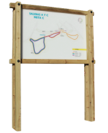 Panneau double pieds