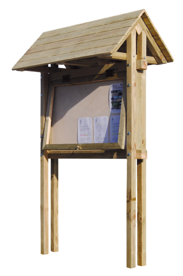 Panneau double pieds double toit